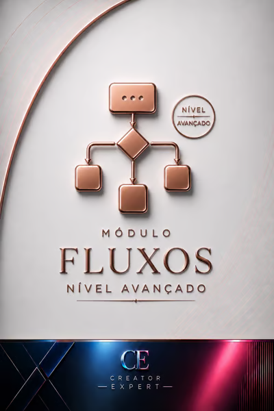 Capa do módulo Fluxos — nível avançado